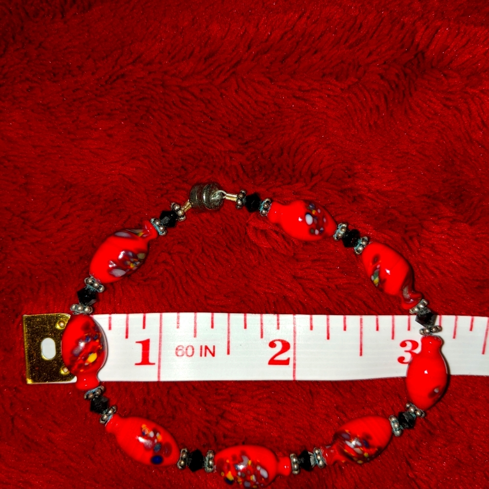 Handmade beaded bracelet